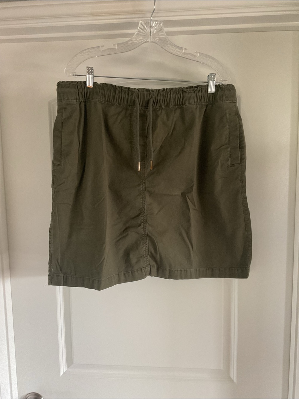 Croft Olive Green Drawstring stretch Skirt XL